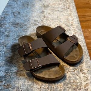 Worn Once Birkenstock Arizona Mocha Brown Sandals Size 40 Like